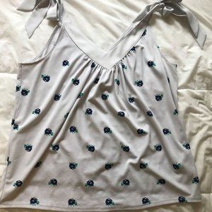 Banana Republic Floral Knot-Tie ank